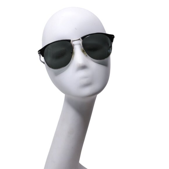 Persol Polarized Sunglasses PO8649S Black/Silver Icons Made in Italy Unisex - Picture 3 of 13